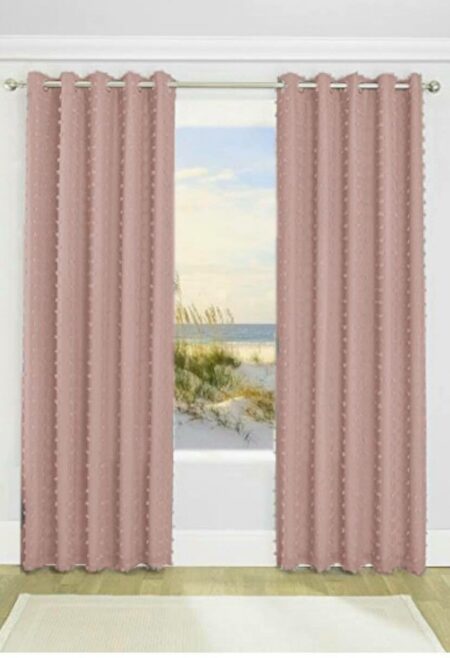 Κουρτίνες Έτοιμες με Τρέσα pom pom Ρotten Αpple  280X280