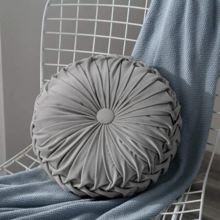 Διακοσμητικό Μαξιλάρι (42×42)Velvet  Light Gray