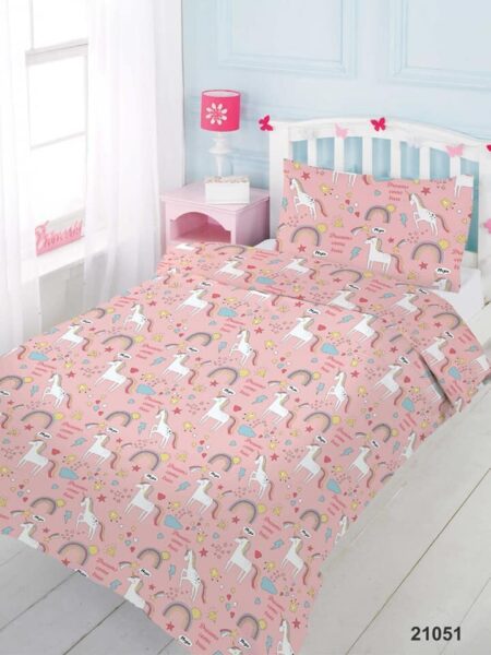 Σετ Σεντόνια Μονά 160Χ240cm 100%Βαμβάκι Unicorn Κωδικός 21051