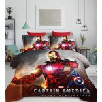 Σέτ Παιδική Παπλωματοθήκη 3 τμχ 160Χ240 Captain America