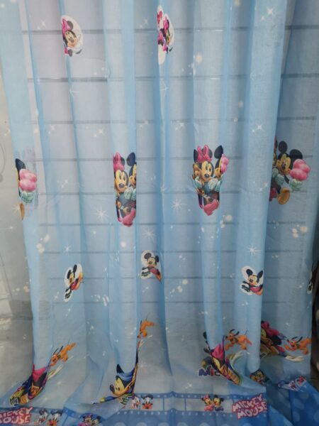Κουρτίνα Ημιδιάφανη 270x270cm Με Τρέσα Minnie