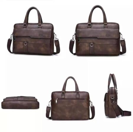 Τσάντα Jeep Leather Καφέ R-02
