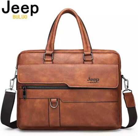Τσάντα Jeep Leather Ταμπά R-01