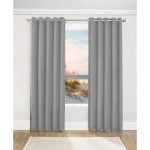 Κουρτίνες Έτοιμες με Τρέσα pom pom Grey 280X280