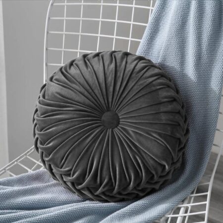 Διακοσμητικό Μαξιλάρι (42×42)Velvet  Dark Gray
