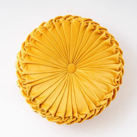 Διακοσμητικό Μαξιλάρι (42×42) Velvet Yellow