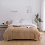 Κουβέρτα Fleece Υπέρδιπλη 220Χ240 WAFFLE-Μπέζ