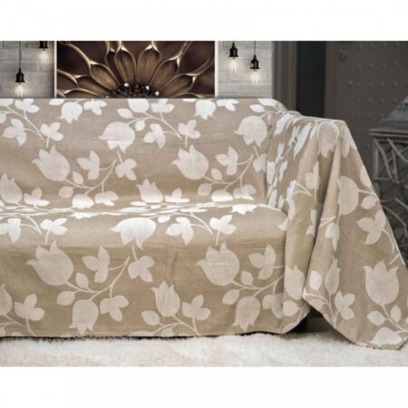 ΣΕΤ ΡΙΧΤΑΡΙΑ CHENILLE 3 ΤΕΜΑΧΙΩΝ ΜΕ ΣΧΕΔΙΟ -Κωδικός 05 Beige