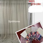 Κουρτίνα Ημιδιάφανη Λινή Με Τρέσα 270X280 A029