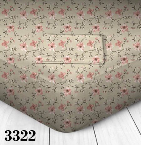 Σεντόνι Μεμονωμένο Floral 3322 Βαμβάκι 100%