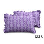 Σέτ Μαξιλαροθήκες με Βολάν Floral 3318