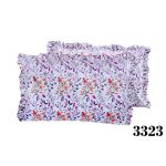 Σέτ Μαξιλαροθήκες με Βολάν Floral 3323