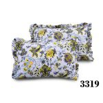 Σέτ Μαξιλαροθήκες με Βολάν Floral 3319