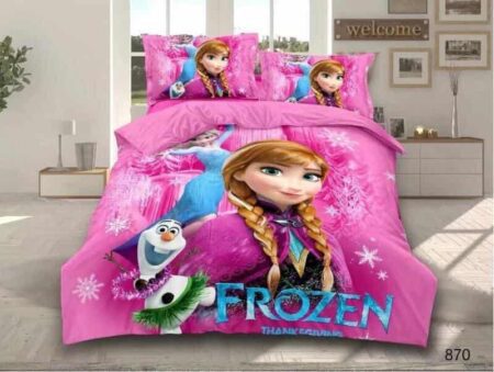 Σετ Παιδικά Σεντόνια FROZEN PINK 3 τεμαχίων – 160Χ240