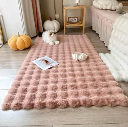 Πατάκι Γούνινο Σάπιο Μήλο 60Χ180 Rabbit Bubble Plush