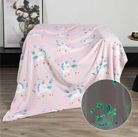 Κουβέρτα Fleece Παιδική 160Χ220 Ρόζ 2