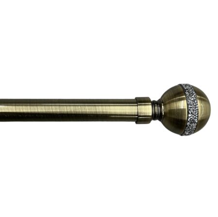 Μονό Κουρτινόξυλο Χοντρό 120CM έως 210CM 28mm YQSZ-Χρυσό