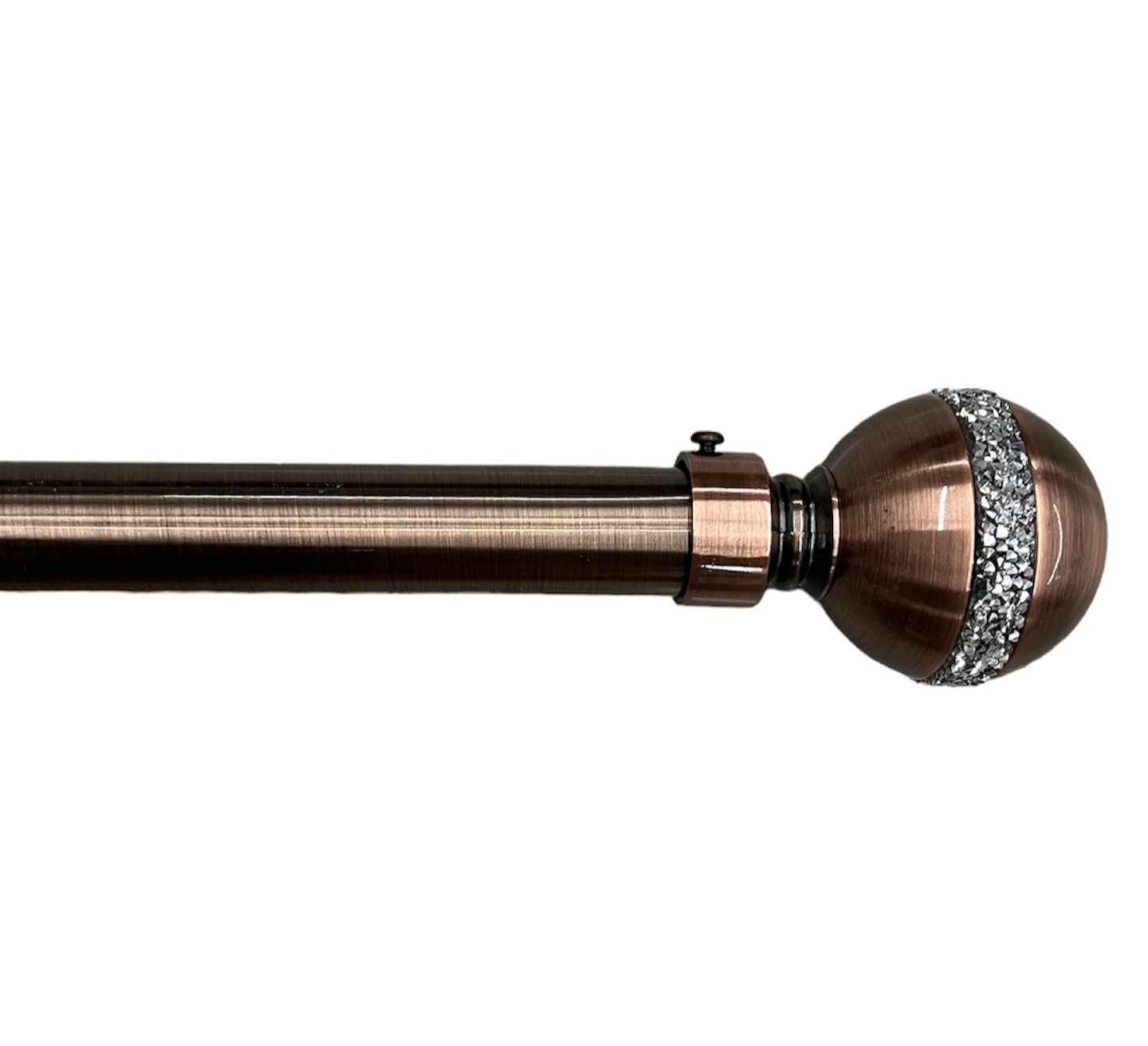 Μονό Κουρτινόξυλο Χοντρό 120CM έως 210CM 28mm YQSZ-Μπρονζέ