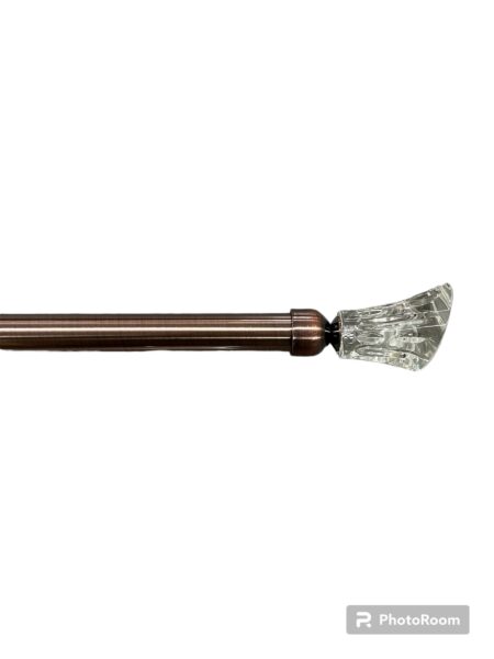 Μονό Κουρτινόξυλο Χοντρό 120CM έως 210CM 28mm SJSB-Μπρονζέ