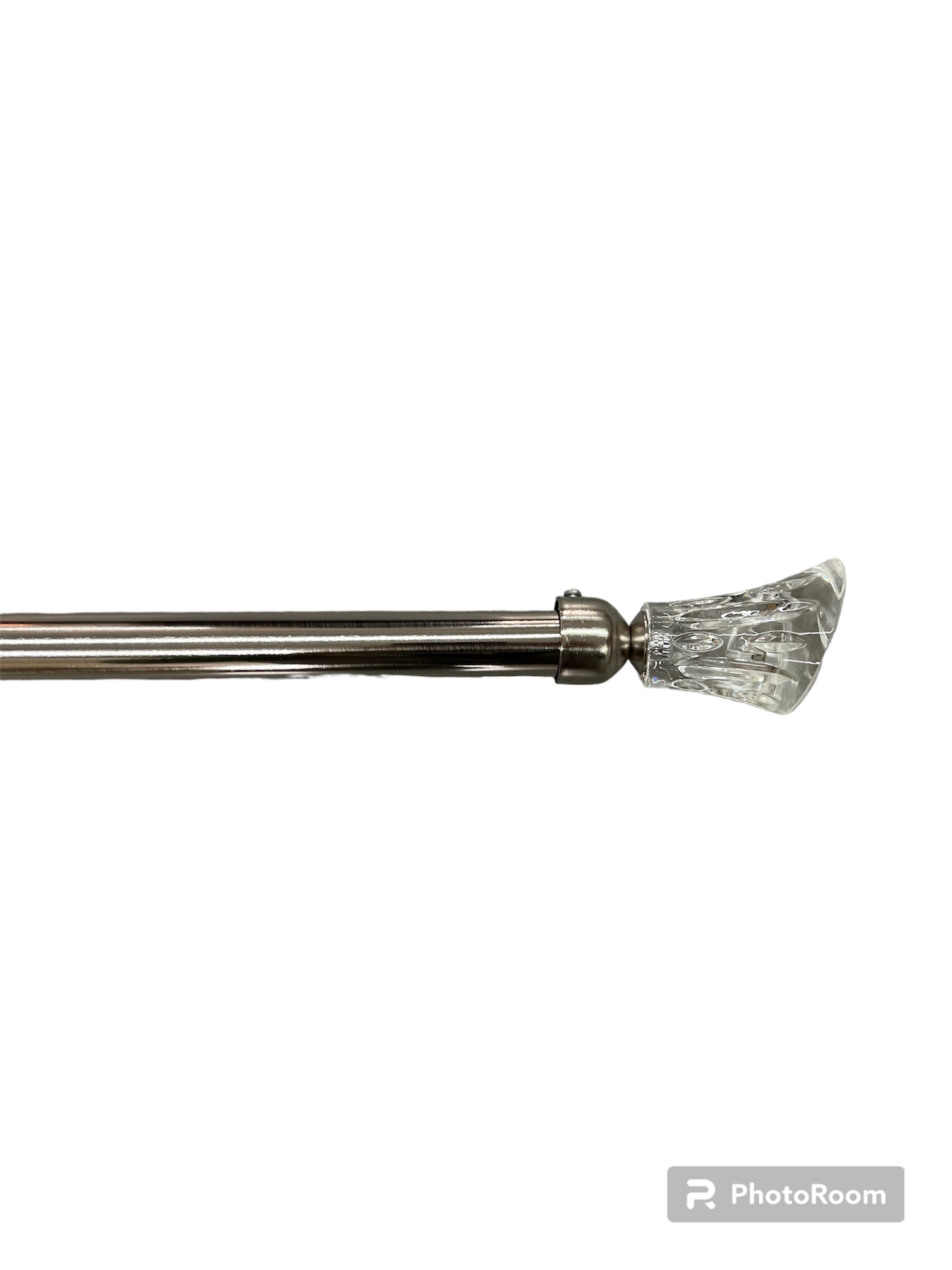 Μονό Κουρτινόξυλο Χοντρό 120CM έως 210CM 28mm SJSB-Ασημί