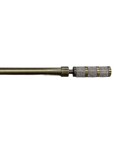 Μονό Κουρτινόξυλο Χοντρό 120CM έως 210CM 19mm SCSZ-Χρυσό