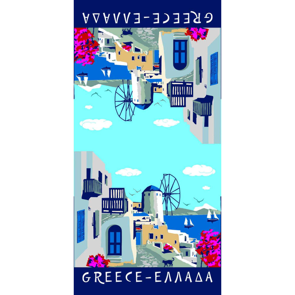 Πετσέτα Θαλάσσης 75x150cm Luc 05