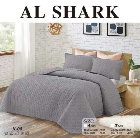 Κουβερλί Υπέρδιπλο (230x250) - Γκρί Σκούρο AL SHARK