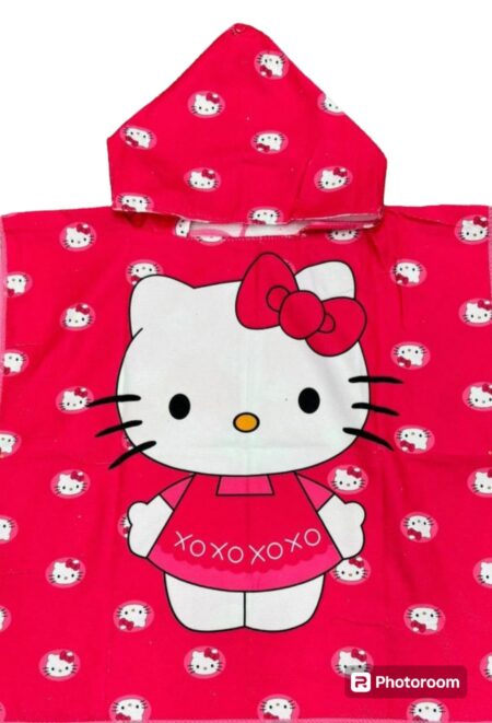Παιδικό Poncho 60X120 Disney Hello Kitty