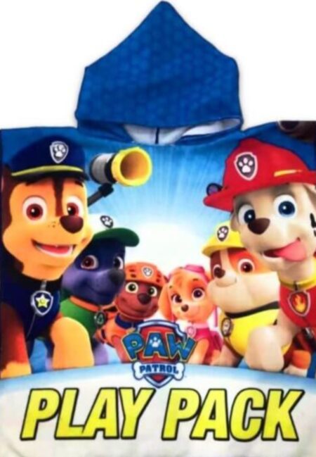 Παιδικό Poncho 60X120 Paw Patrol