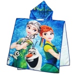Παιδικό Poncho 60X120 Frozen Μπλέ