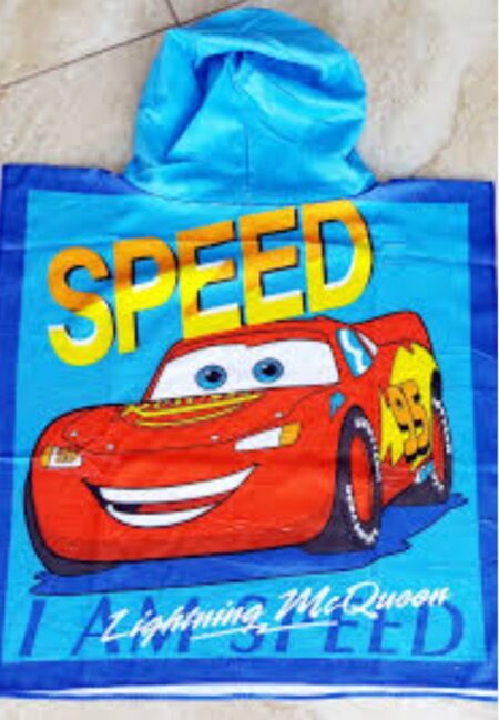 Παιδικό Poncho 60X120 Mcqueen