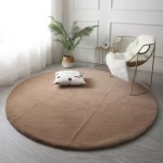 Carpet Fur camel round 2