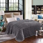 Κουβέρτα Bubble Flannel Rabbit Ημίδιπλη (160x220) – Γκρί Σκούρο PPMT-1897