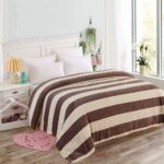 Κουβέρτα Fleece Δίχρωμη Υπέρδιπλη (220x240) - Καφέ-SSMS- 2014