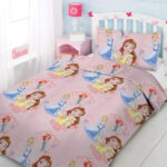 Disney Princess Σετ Σεντόνια Ημίδιπλα 160x240cm 100% βαμβάκι 21054
