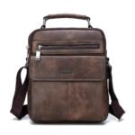 Τσάντα JEEP Leather Καφέ Β-02