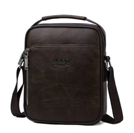 Τσάντα JEEP Leather Καφέ K-02