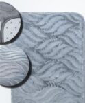 Χαλί Γκρί Γούνα Αντιολισθητικό 120x150