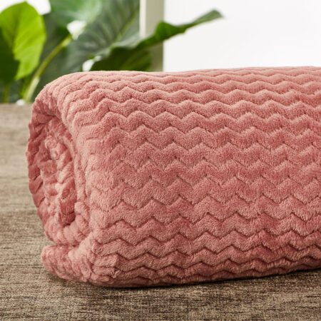 Κουβέρτα Fleece Υπέρδιπλη (220x240) Σάπιο Μήλο