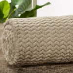 Κουβέρτα Fleece Υπέρδιπλη (220x240) Γκρί Ανοιχτό