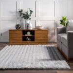 Γούνινο Χαλί Rabbit Fur Bubble Γκρί Ανοιχτό 180x280cm