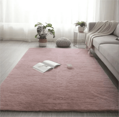 Γούνινο Χαλί Rabbit Fur Σάπιο Μήλο 180x280cm