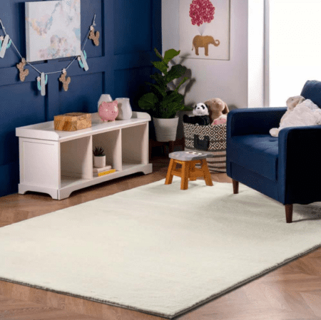 Γούνινο Χαλί Rabbit Fur Ιβουάρ 120x180cm