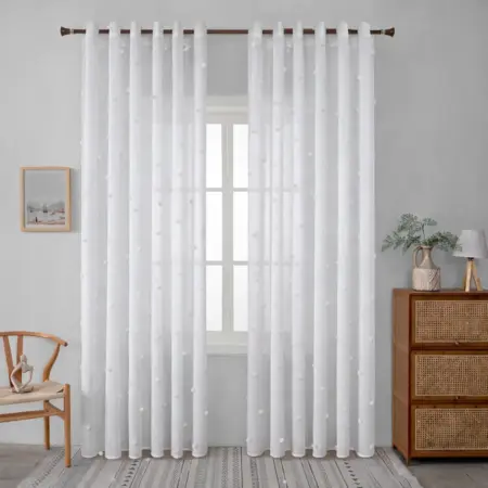 Κουρτίνα Μπλέ - Με Τρέσα -270X280CM 6092-7