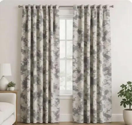 Κουρτίνα Γκρί Ανοιχτό - Με Τρέσα -270X280CM 6090-11