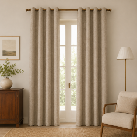 Κουρτίνα με Τρέσα 270x280cm 786-4 Μπέζ