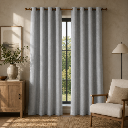 Κουρτίνα με Τρέσα 270x280cm 786-14 Γκρί Ανοιχτό